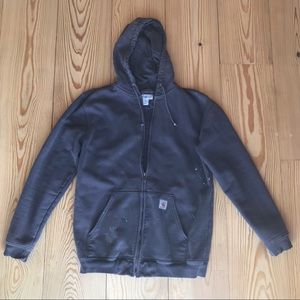 Carhartt Heavyweight Hooded Jacket Men’s Medium in Brown
